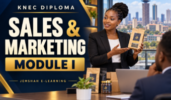 Sales and Marketing Module I — KNEC Diploma revision course, with a business presentation in Nairobi.