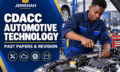 CDACC Automotive Technology revision course with a student inspecting a vehicle engine