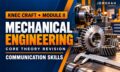 Jemshah KNEC Craft Mechanical Engineering — Module II Communication Skills core theory revision course cover, with gears and workshop tools.