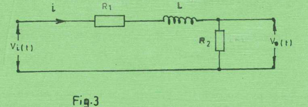 Original printed Figure 3: series R₁ and L feeding shunt resistor R₂.